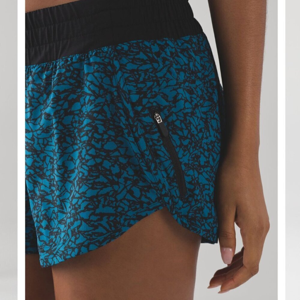 Lululemon Tracker Short IV Ice‎ Breaker Capri Black size 6